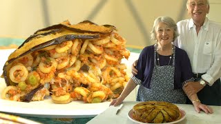 Pasta Grannies enjoy Adis anelletti timballo from Palermo [upl. by Iveson]