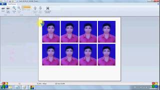 How to create passport size photo in Paint [upl. by Isoj326]