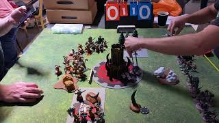 Warmachine Mk4 Battle report Cygnar Storm Legion Athena Di Baro Vs Grymkin Wanderer [upl. by Nymsaj771]