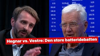 Hegnar vs Vestre Den store batteridebatten [upl. by Allyn]