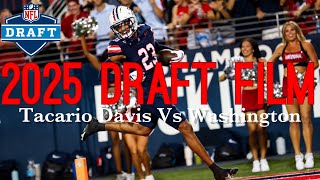 Film Room Arizona DB Tacario Davis Vs Washington [upl. by Atteloj]