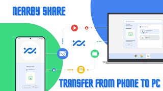 Nearby Share Windows 11 — Transfer Files Between Android to PC 2023 [upl. by Elvyn]