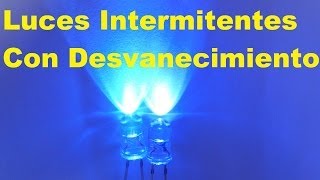 LED intermitente con desvanecimiento Fácil de hacer Pulsing Fading 555 [upl. by Lane]