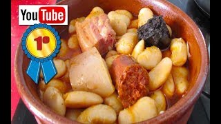 ☑️ FABADA ASTURIANA CASERA  RECETA TRADICIONAL ❤️ 🧡 💛 [upl. by Mellen749]