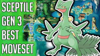 Sceptile Gen 3 Best Moveset  Sceptile Best Moveset Moves Pokemon Emerald Ruby Sapphire Red Green [upl. by Aititil]