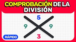 COMPROBACIÓN DE UNA DIVISIÓN  Como Comprobar Divisiones 2 MÉTODOS [upl. by Eniluap]