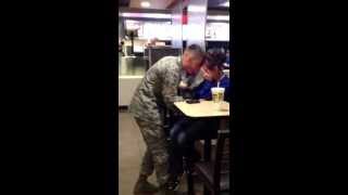 Airman surprises girlfriend Starring Jordan and Ashlea [upl. by Eliam]