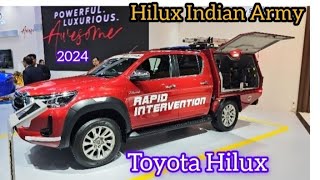 2024 Toyota Showcases Special  Purpose Hilux  Toyota Vellfire Launched In India  Rs 12 Crore [upl. by Lathan125]