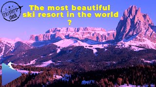 Val Gardena ski resort review 4K I Ski Resorts Video [upl. by Marcela]