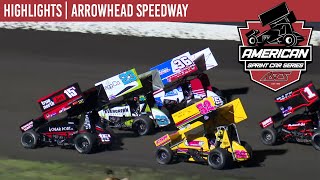 ASCS  American Sprint Car National Series  Arrowhead Speedway  June 14  HIGHLIGHTS [upl. by Safier]