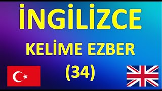 İNGİLİZCE KELİME EZBER34 [upl. by Feerahs]