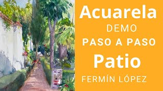 Acuarela Paso a Paso Fermín López [upl. by Hannis]