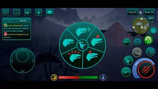 Gameplay de Ornithomimus antes da atualização de personalização de cores THE CURSED ISLE dinosaur [upl. by Mimi]