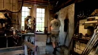 Old Hancock Glass Works glass blowing part one [upl. by Weiner]