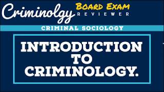 Introduction to Criminology CRIMINOLOGY BOARD EXAM REVIEWER Audio Reviewer [upl. by Lim117]