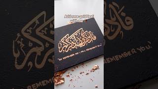 This is your sign to start using goldleaf in your artwork 🙌 art shorts arabiccalligraphy [upl. by Dorran]