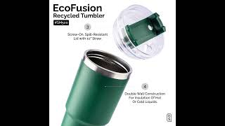 24 oz EcoFusion Recycled Tumbler  SM500 [upl. by Sansbury]