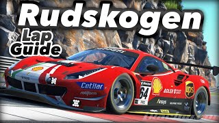 GUIDE  Ferrari GT3 Challenge 1195 LAP  Rudskogen Motorsenter Ferrari 488 GT3 EVO 2020 [upl. by Haem]