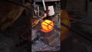 Shaping RedHot Steel Blocks – Satisfying Compression amp Forging Process [upl. by Tengdin]