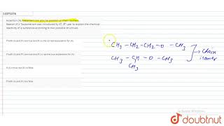 Assertion A Metamers can also be position or chain isomers Reason R  Tautomeri [upl. by Bennie831]