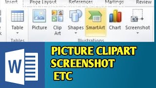 INSERT PICTURE CLIPART CHART SCREENSHORT [upl. by Luamaj]