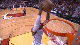 Wades Save Leads to a LeBron AlleyOop [upl. by Weig]