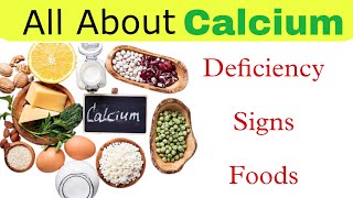 All About Calcium Deficiency Signs Calcium Rich Foods [upl. by Goeger]