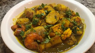 How to make Shrimp and Eddo Curry Guyanese Style 🇬🇾 [upl. by Oramlub201]