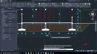 AutoCAD 3 La Coupe AA Transversale dun Bâtiment [upl. by Havstad]