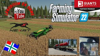 fs22 farming simulator 2022 LIVE nieuwe map 2 NEXAT – The System mais en ander oogsten [upl. by Mathew47]