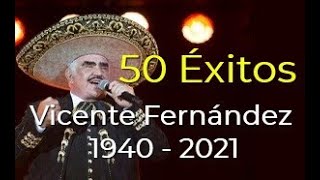 Lo Mejor de Vicente Fernández 50 Éxitos [upl. by Salohcin]