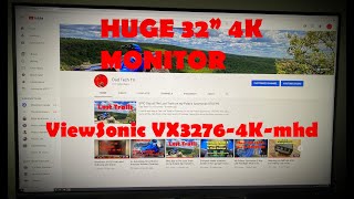 ViewSonic VX32764Kmhd Unboxing and Initial Impressions [upl. by Ahsocin]