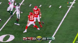 Rigged NFL Jermaine Johnson11 Gets No Holding Call Kansas City Chiefs Vs New York Jets Highlights [upl. by Meraree]