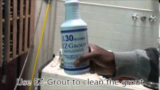 JL 30 second EZ grout Demonstration video [upl. by Weidman]