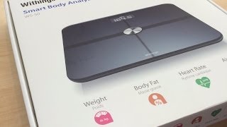 Withings Scale Unboxing amp Review Syncs With Myfitnesspal App [upl. by Ecidnak]