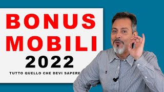 BONUS MOBILI 2022 Come risparmiare 5000€ sullarredamento di casa spiegato semplice semplice [upl. by Leen366]