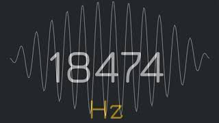 1Hz to 22000Hz frequency generator human audio spectrum suara pembersih speaker hp [upl. by Thirza]