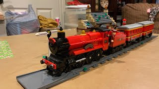 LEGO Speedbuild 11 76423 Hogwarts Express amp Hogsmeade Station [upl. by Ikiv186]