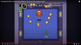 The Legend of Zelda A Link to the Past SNES 10  The Swamp Palace Palace of Pain [upl. by Ahseena]