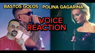 POLINA GAGARINA VOICE Полина Гагарина и Баста  Голос REACTION [upl. by Mohun]