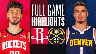 ROCKETS at NUGGETS  FULL GAME HIGHLIGHTS  December 8 2023 [upl. by Tierza]