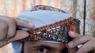 How to tie Yemeni Shemagh Desert style  Yemeni Shemagh [upl. by Sammer874]