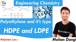 Polyethylene  Types of polythene  HDPE LDPE Engineering chemistry  RGPV  UPTU  RTU  Polymer [upl. by Aikem]