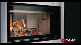 La NordicaExtraflame Il nostro Fuoco  Caminetto Monoblocco 1000 Evo [upl. by Rieger240]