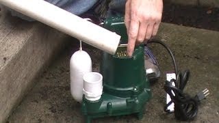 How To Install a SUMP PUMP Do It Yourself Project For Homeowners By Apple Drains Drainage Contracto [upl. by Sylvan791]