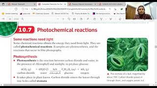 Lecture 70  Chemistry GCE IGCSE  Cambridge igcse chemistry syllabus overview and Photochemistry [upl. by Firooc]