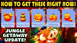 Disney Dreamlight Valley Jungle Getaway Update Get These Pumpkins FOR FREE Right Now [upl. by Finkelstein]