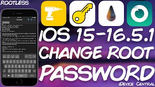 iOS 150  1651 JAILBREAK Guide DO THIS NOW How To Change ROOT Password On ROOTLESS Jailbreaks [upl. by Celestina]