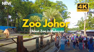 Johor Zoo Malaysia  Full Walking Tour 4K [upl. by Desta791]