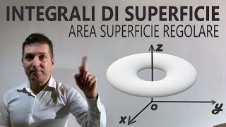 Integrali superficiali  calcolo aree di superfici regolari [upl. by Ecitnerp]